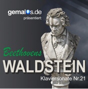 Cover für die Beethoven Waldstein Sonate von gemalos.de
